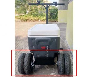 Riding Cooler Scooter Model CZ-HB Sport X Dually Wheel Option